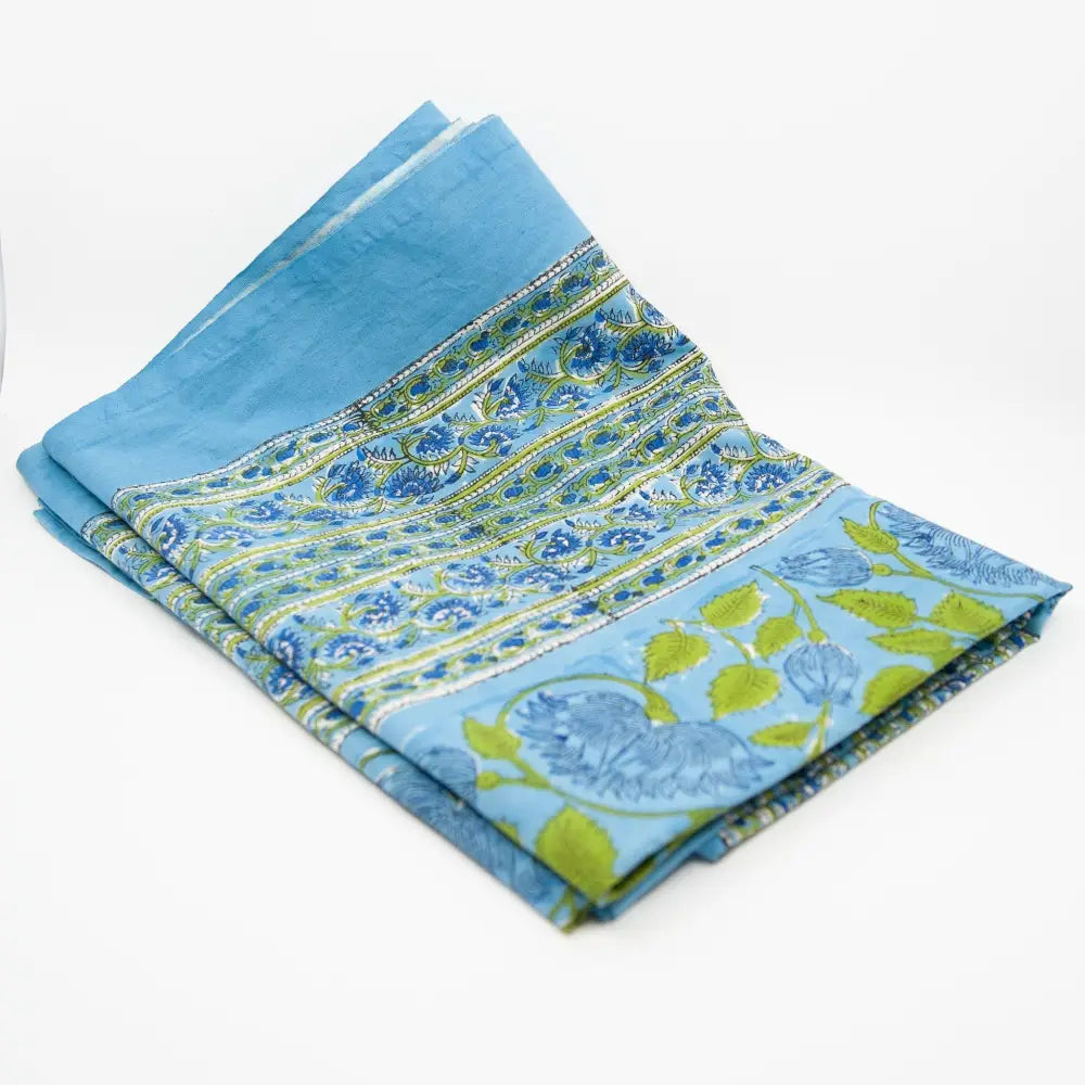 Block Hand Printed Napkins - Glided Ganges - Living