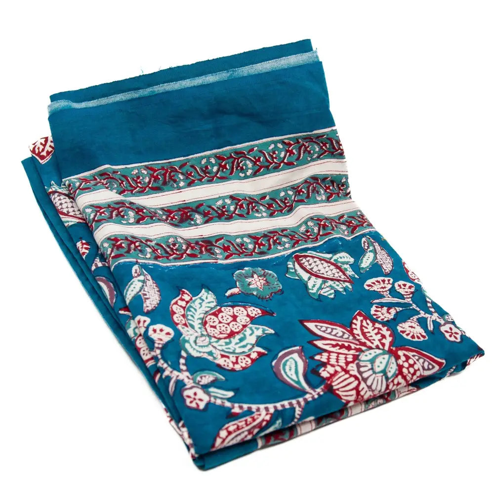 Block Hand Printed Napkins - Royal Lotus - Living