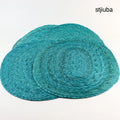 Oval Placemat - Teal - Living