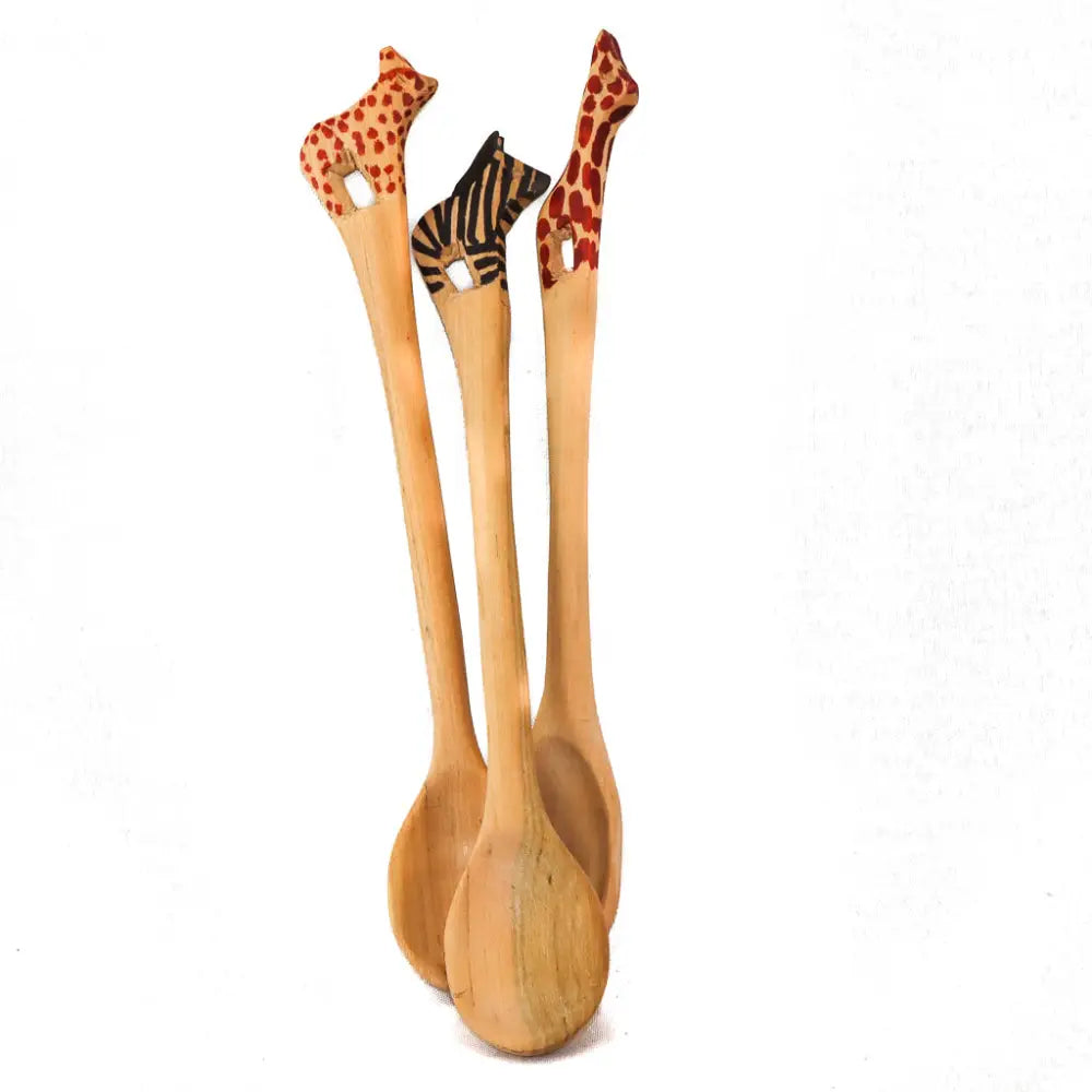 Painted Giraffe Stir Spoon - Living