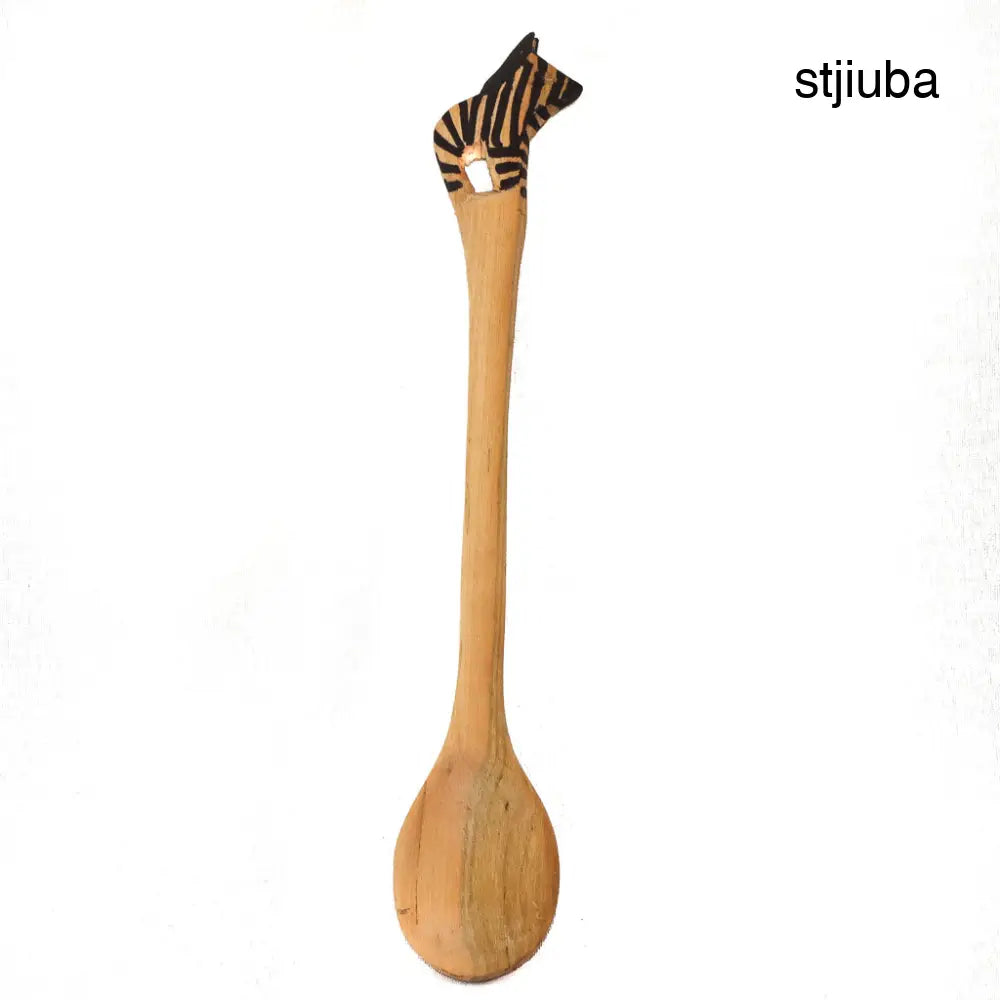Painted Zebra Stir Spoon - Living