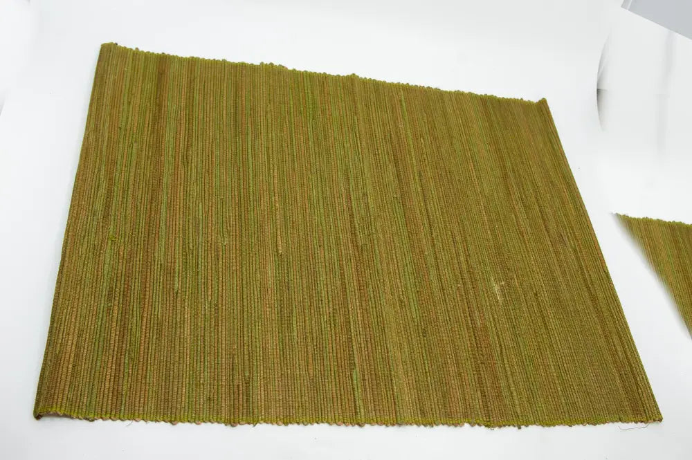 Seagrass Placemats- Set of 6 - Olive Green - Living