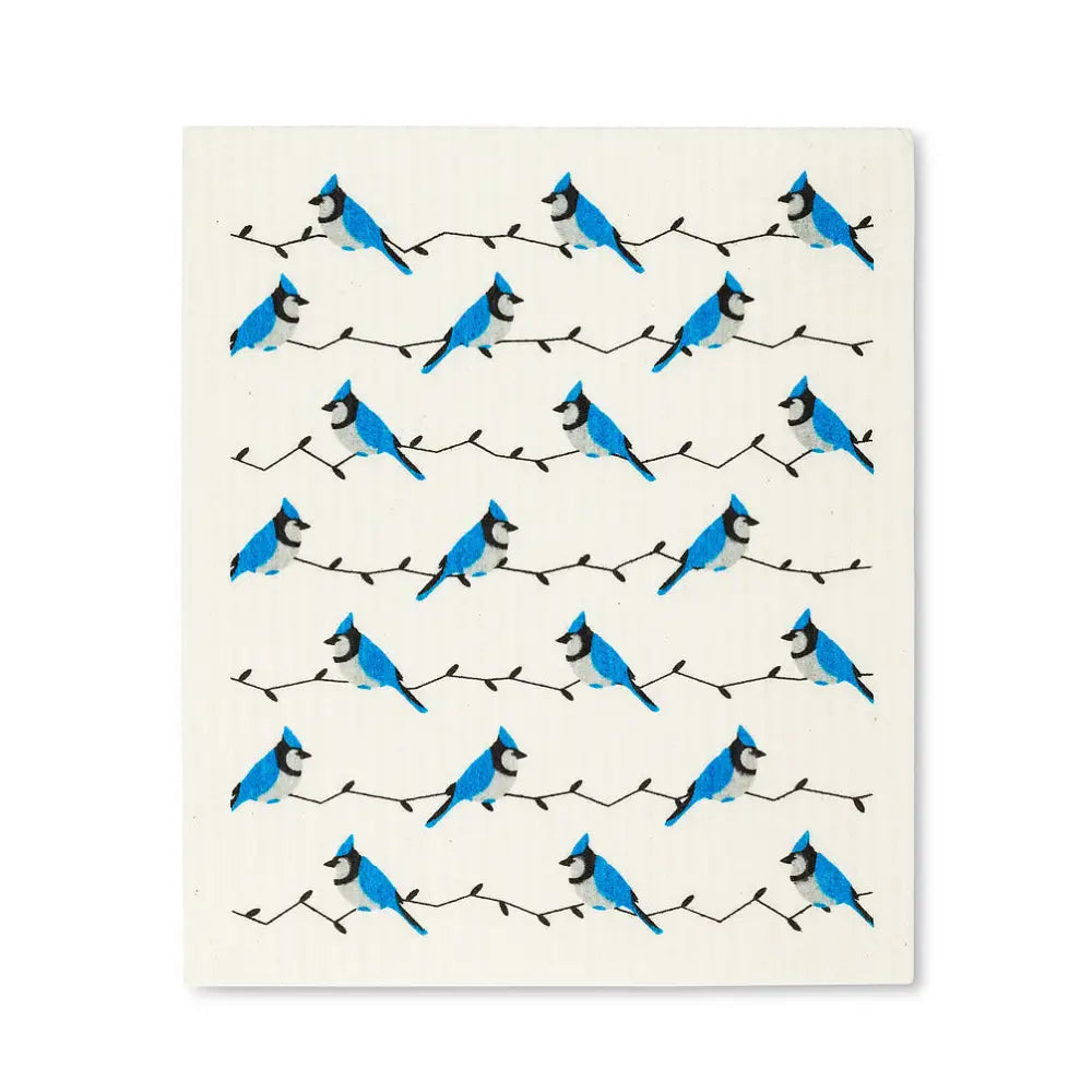Swedish Dishcloth - Blue Jay - Set of 2 - Living