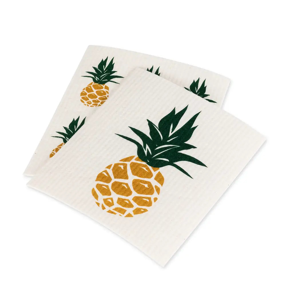 Swedish Dishcloth - Pineapple - Set of 2 - Living