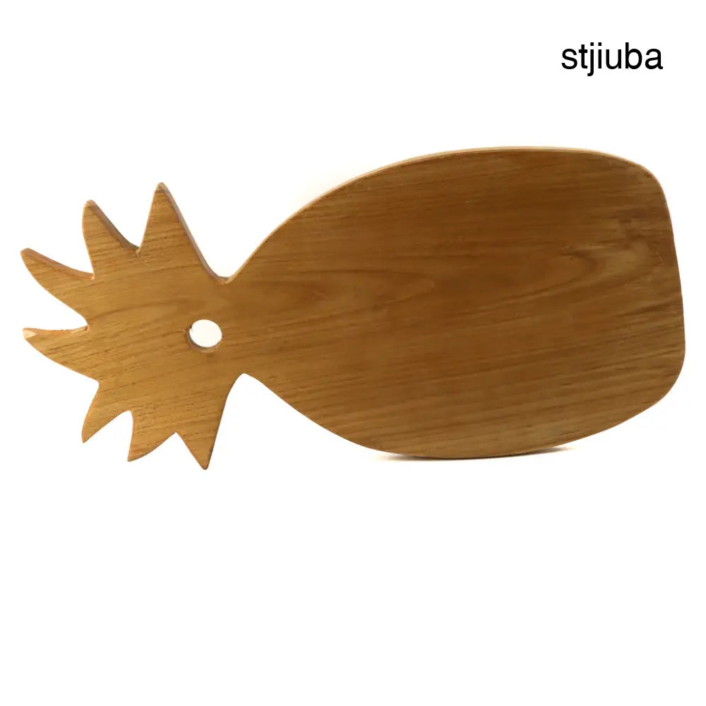 Teak Pineapple Charcuterie Board - Living